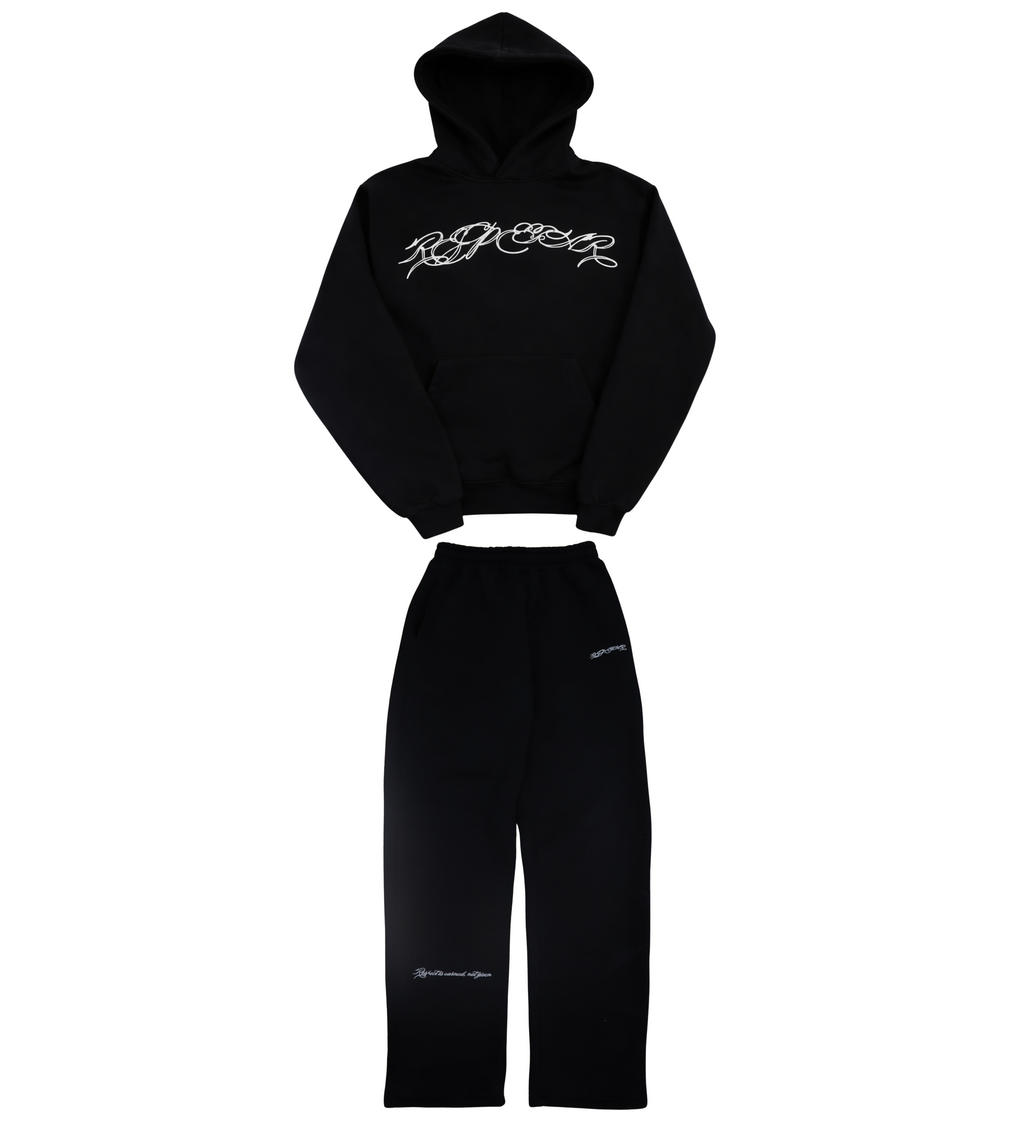 EARNED NOT G I V E N  NO.1 - TRACKSUIT Black