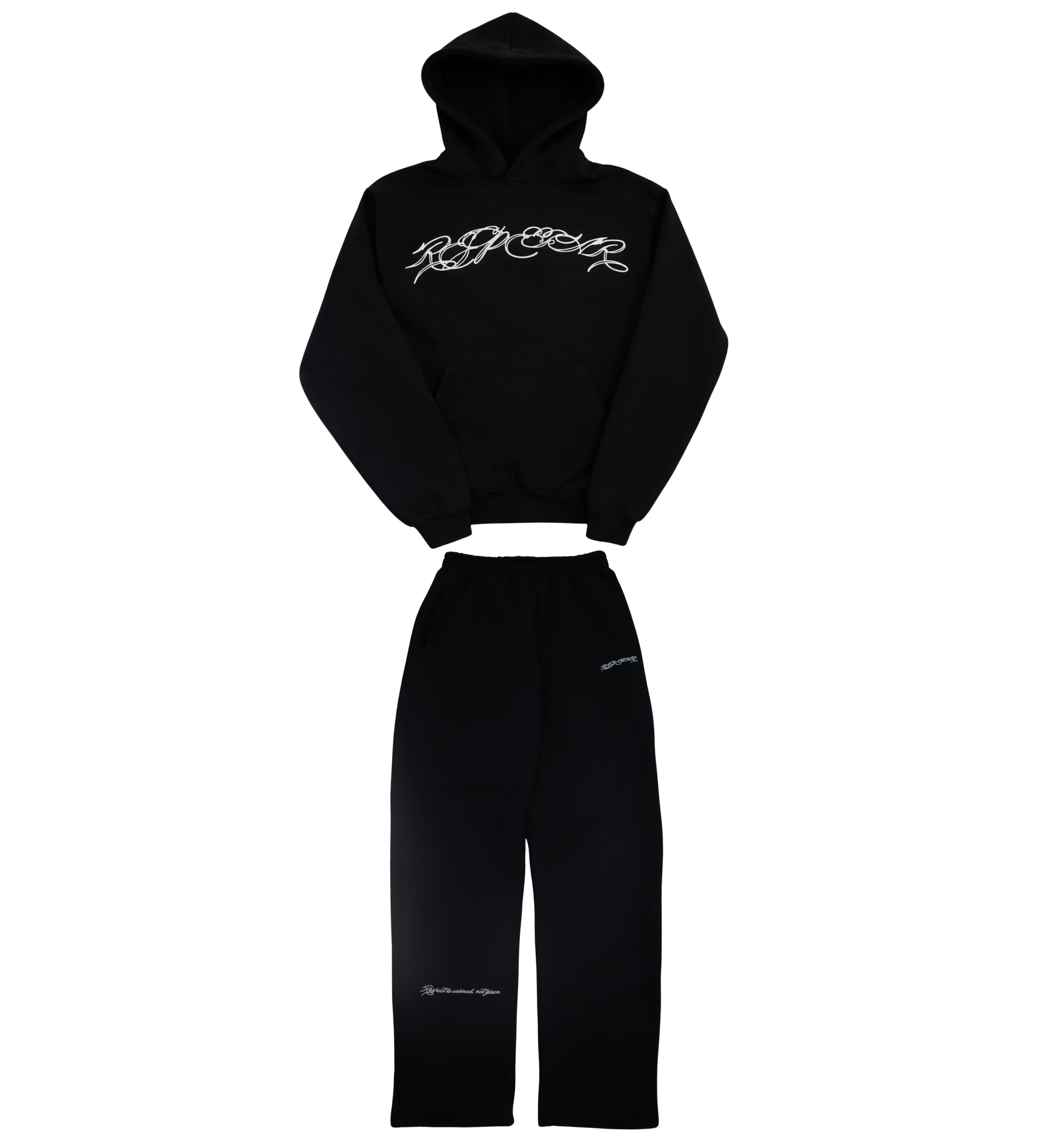 EARNED NOT G I V E N  NO.1 - TRACKSUIT Black